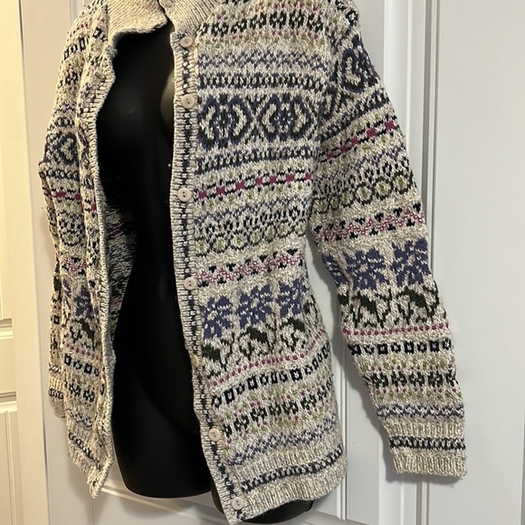 Northern reflection vintage wool knit cardigan 😍🌈 - Picture 3 of 13